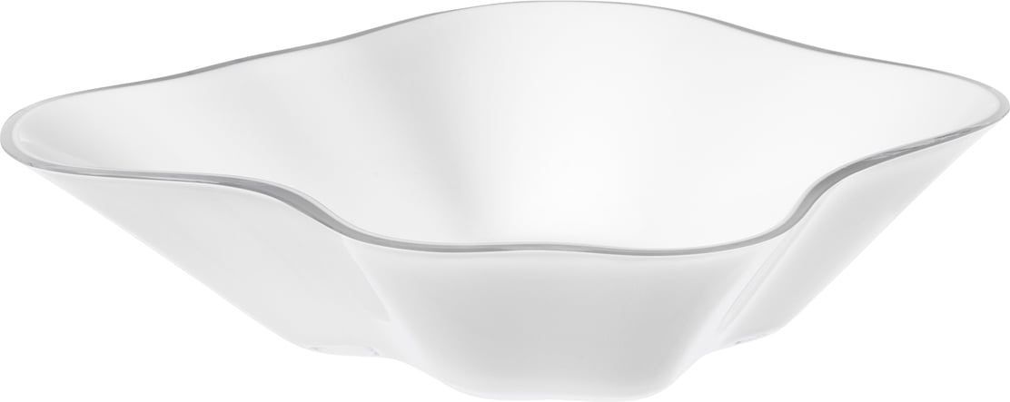 Aalto Dekoschale 27,9 x 7,5 cm, weiß