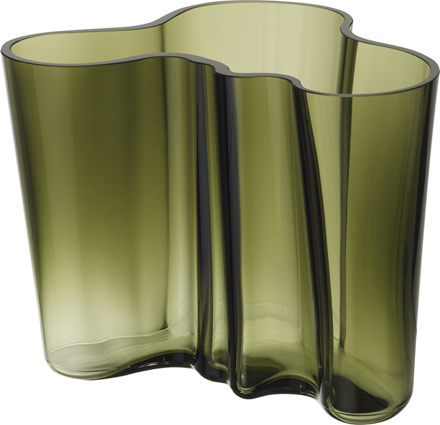 Aalto Vase, 16 cm, vert mousse