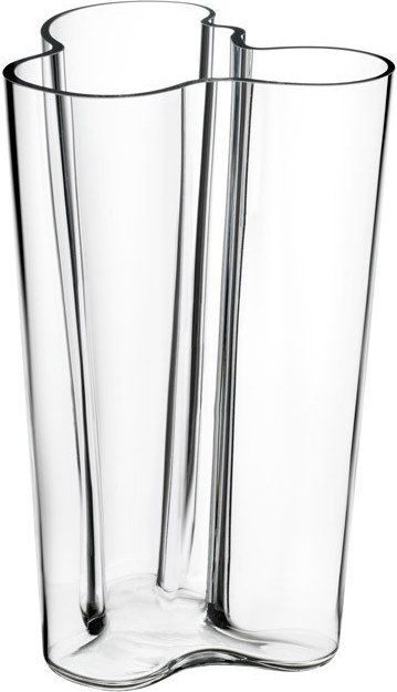 Glasvasen Aalto Vase Breit 25 Cm Transparent