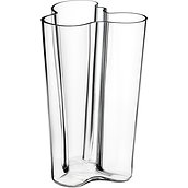 Aalto Vase breit 25 cm transparent