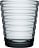 Aino Aalto Glas 220 ml, grå, 2 st