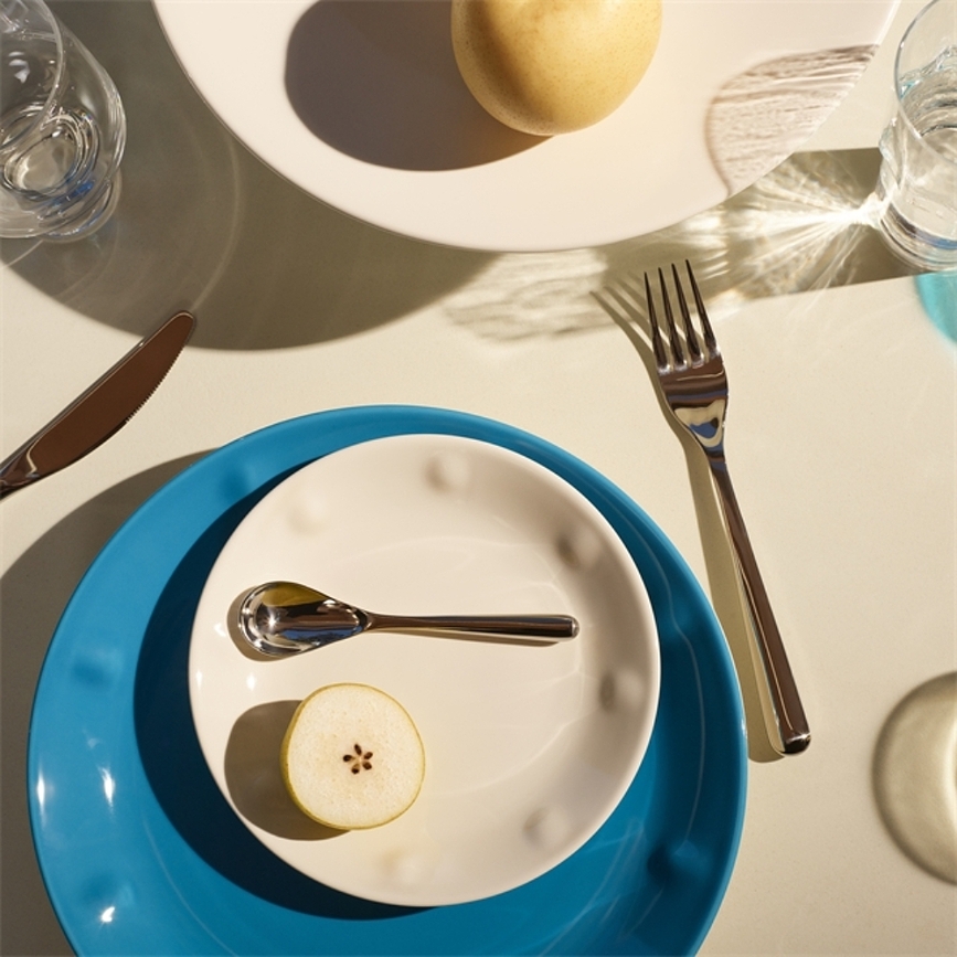 Assiette à déjeuner Solare 18 cm, blanc