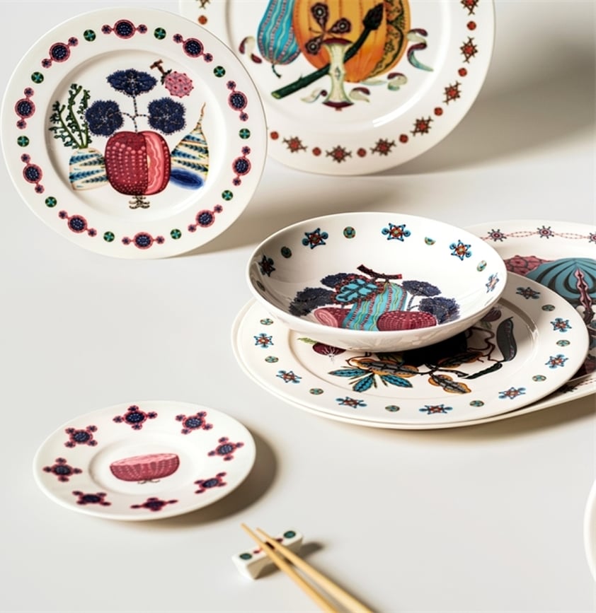 Assiette à déjeuner Taika Sato 22 cm