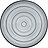 Assiette plate Kastehelmi 24 cm, grise