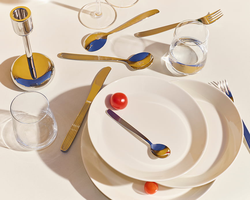 Assiettes à déjeuner Teema 21 cm, blanches, lot de 4