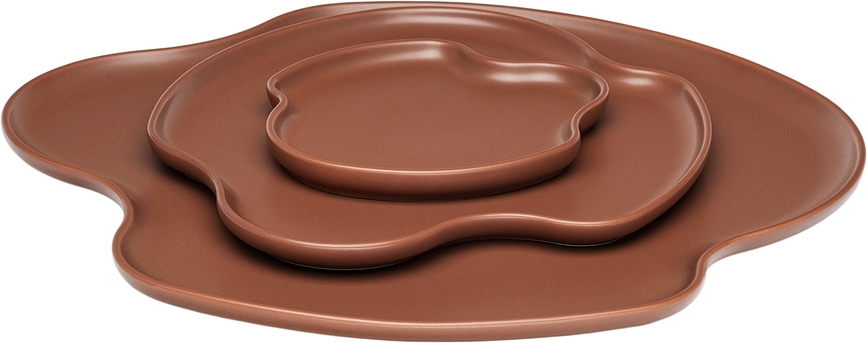 Bandeja decorativa Aalto 25 cm, azul claro