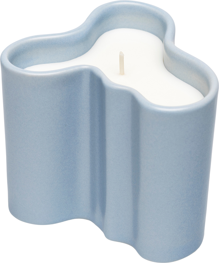 Bougie parfumée Aalto 8 cm, bleu clair