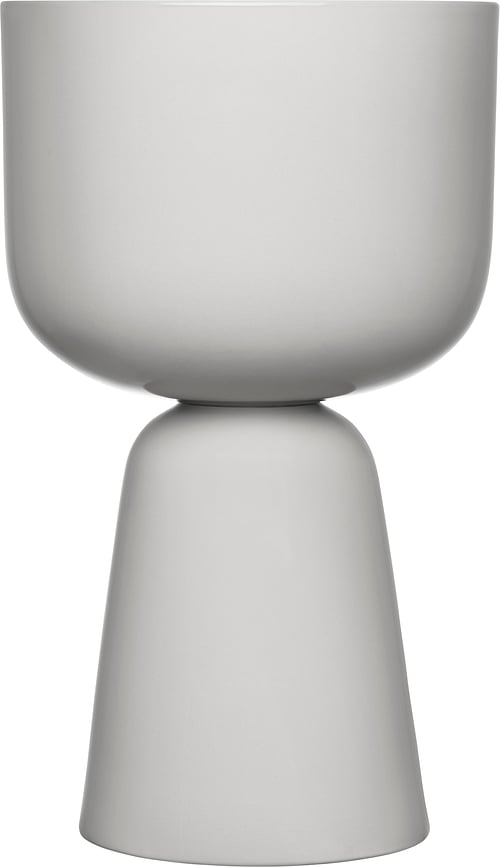 Cache-pot Nappula 26 x 15,5 cm, gris clair