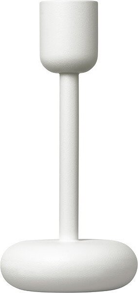 Candelabro Nappula, alto, blanco