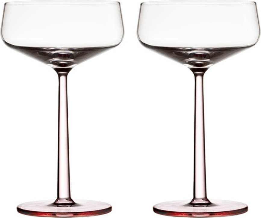 Copas de cóctel Essence 310 ml, transparente-rosa, 2 unidades