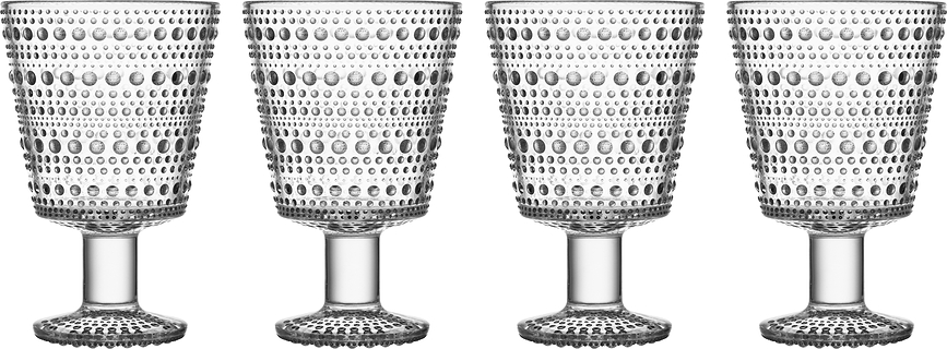 Cupe Kastehelmi 260 ml străvezii 4 buc.