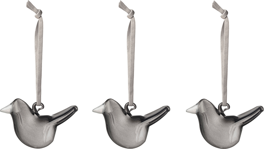 Decoración navideña Birds mini, 3 unidades