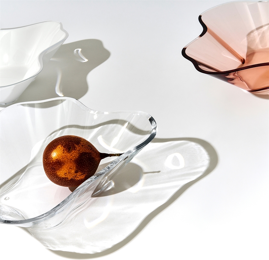 Dekorativna posoda Aalto 27,9 x 7,5 cm, rjava