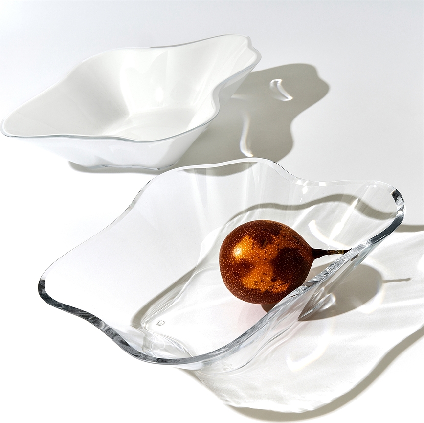 Dekorativna posoda Aalto 27,9 x 7,5 cm, rjava