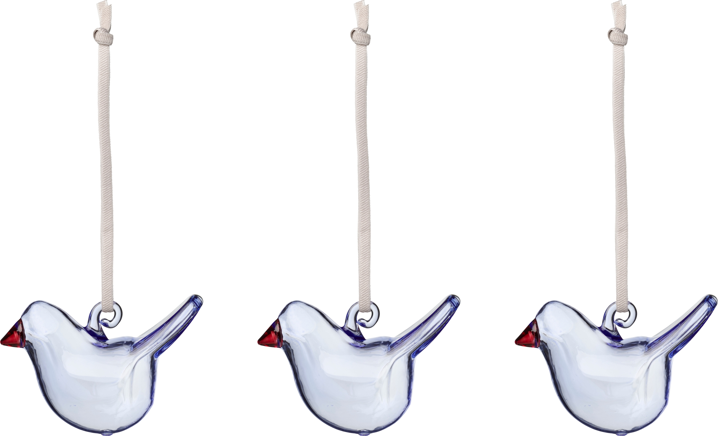 Iittala Dekohänger Vögel, hellblau, 3 St.
