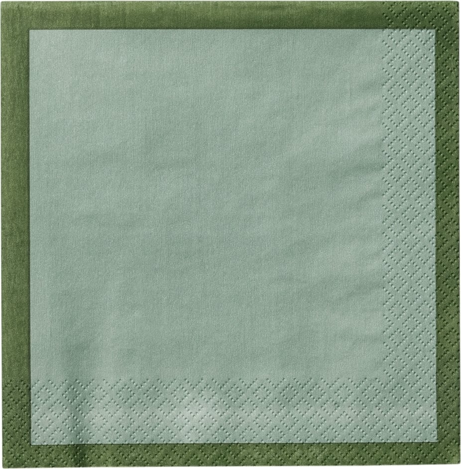 Iittala Papierservietten 33 x 33 cm, grün