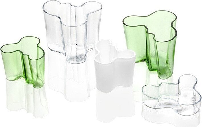 Jarrón Aalto, 12 cm, transparente