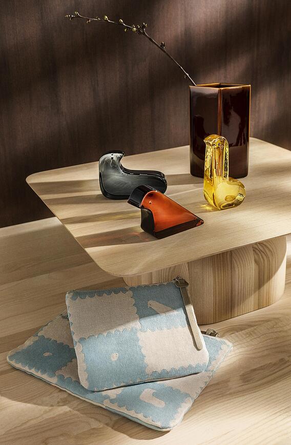 Jarrón Ruutu, 18 cm, marrón