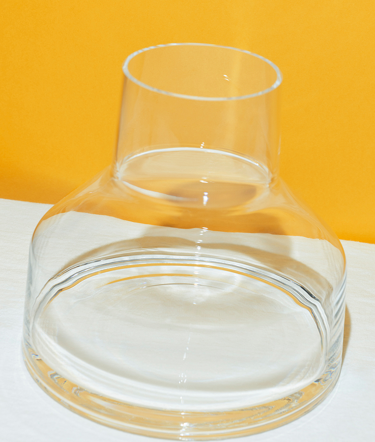 Jarrón Solare 20 x 22 cm, gris