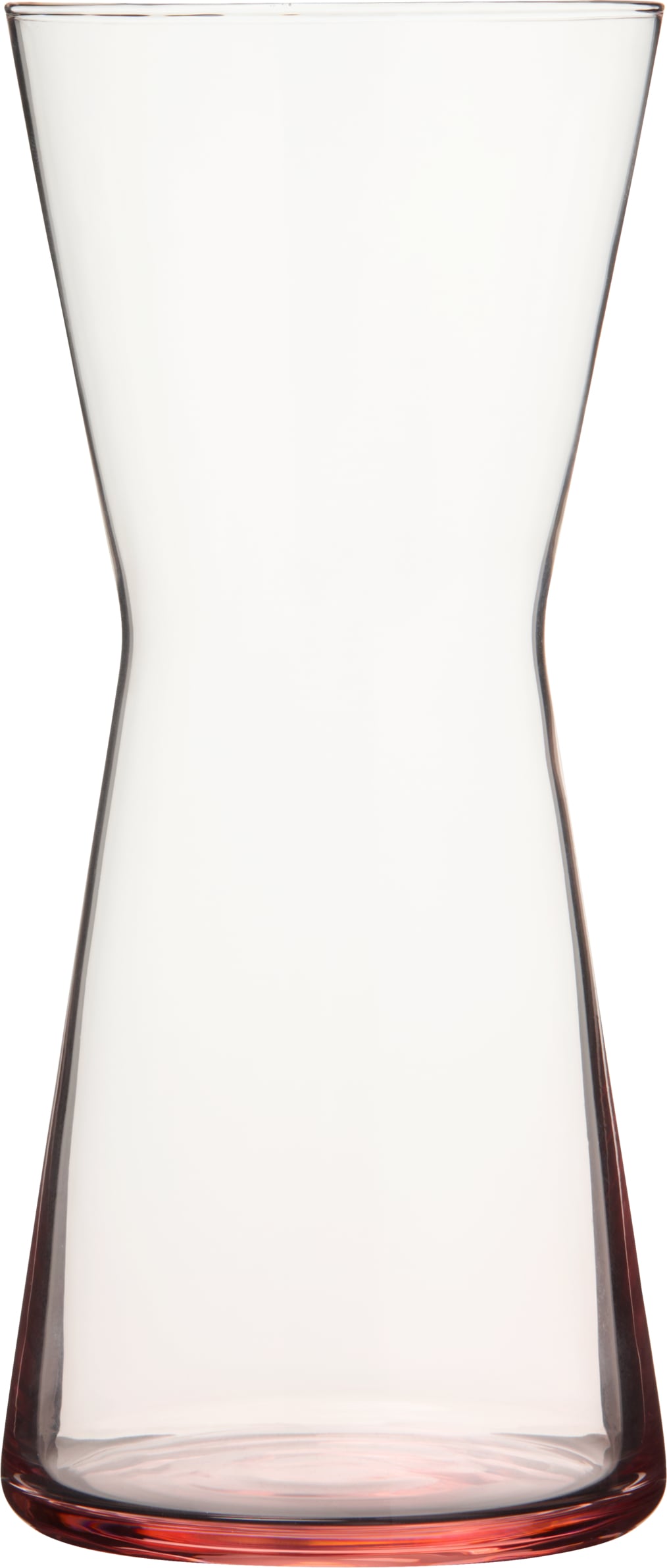 Kartio Vase 22 cm, transparent-rosa