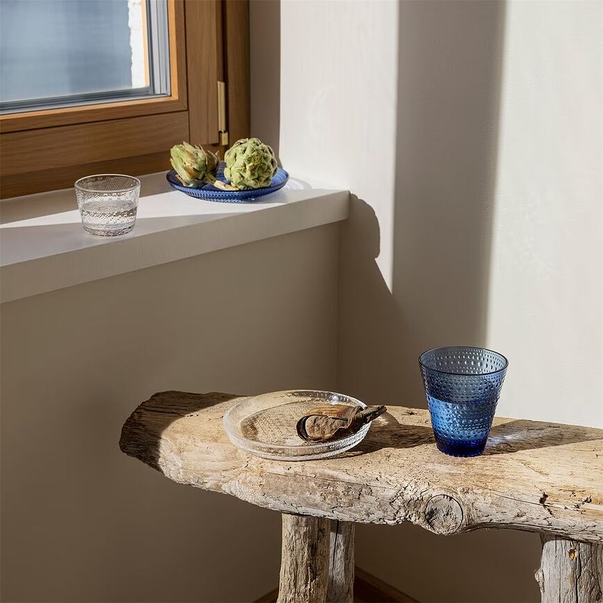 Kastehelmi Assiette plate, 17 cm, outremer