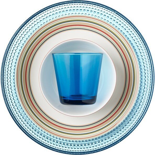 Kastehelmi Assiette plate 31 cm, transparente