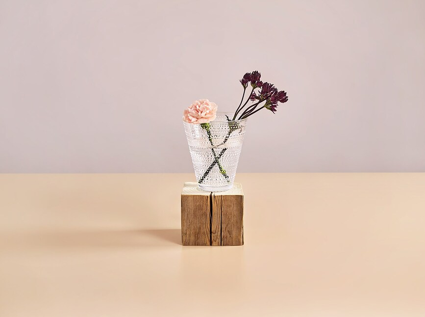 Kastehelmi Βάζο, 15 cm, γκρι