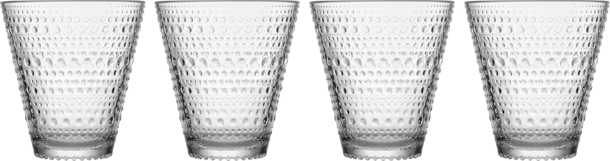 Kastehelmi Gläser Transparent, 4 St.