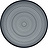 Kastehelmi Plitvi krožnik, 24 cm, temno siv