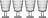 Kastehelmi Pokale 260 ml transparent 4 St.