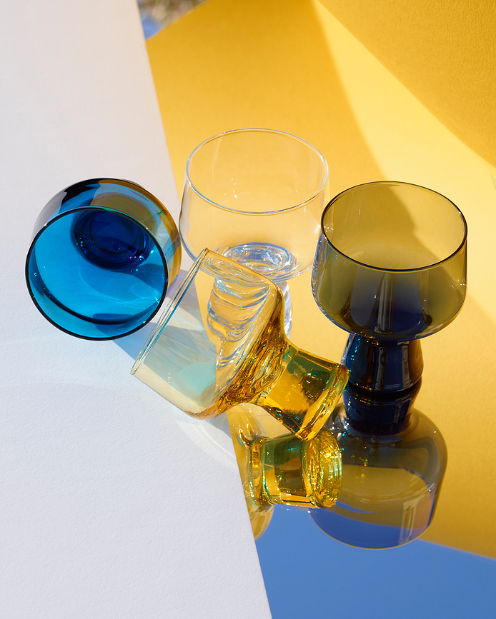 Kozarci za vino Solare 290 ml, rjavi, 2 kos