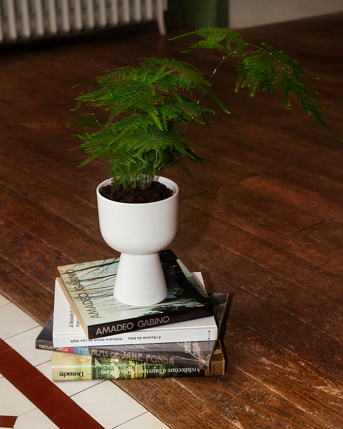 Macetero Nappula 23 x 15,5 cm, negro mate