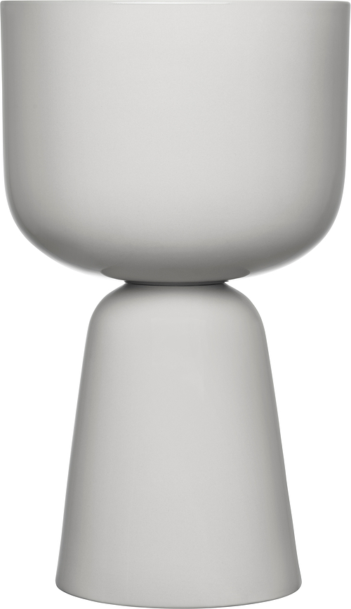 Macetero Nappula 26 x 15,5 cm gris claro