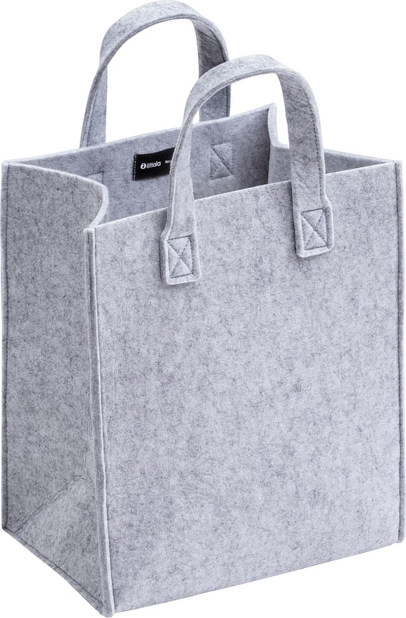 Meno Tasche 35 x 30 x 20 cm grau Filz