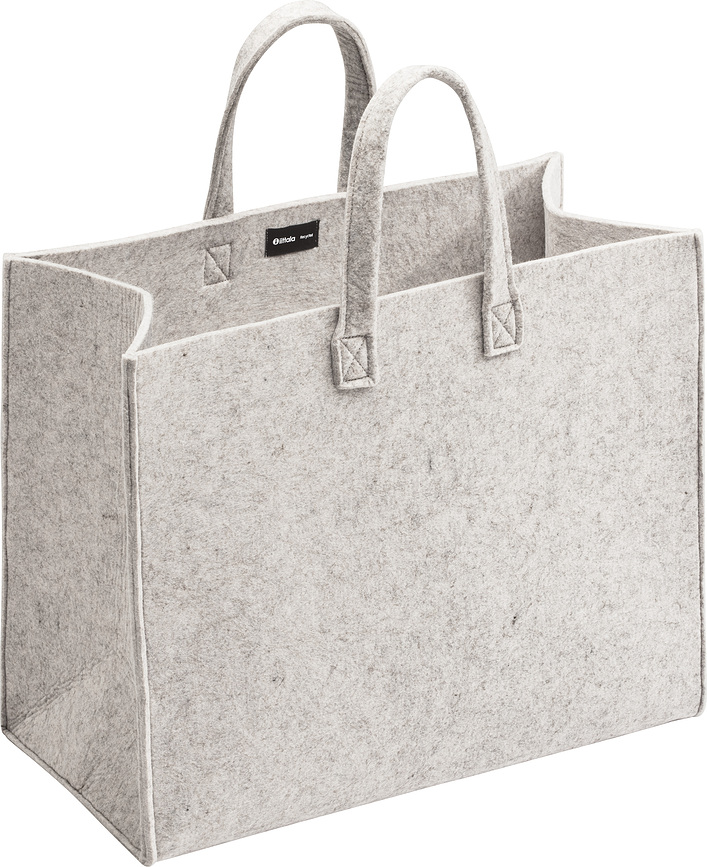 Meno Tasche 40 x 50 x 25 cm beige Filz