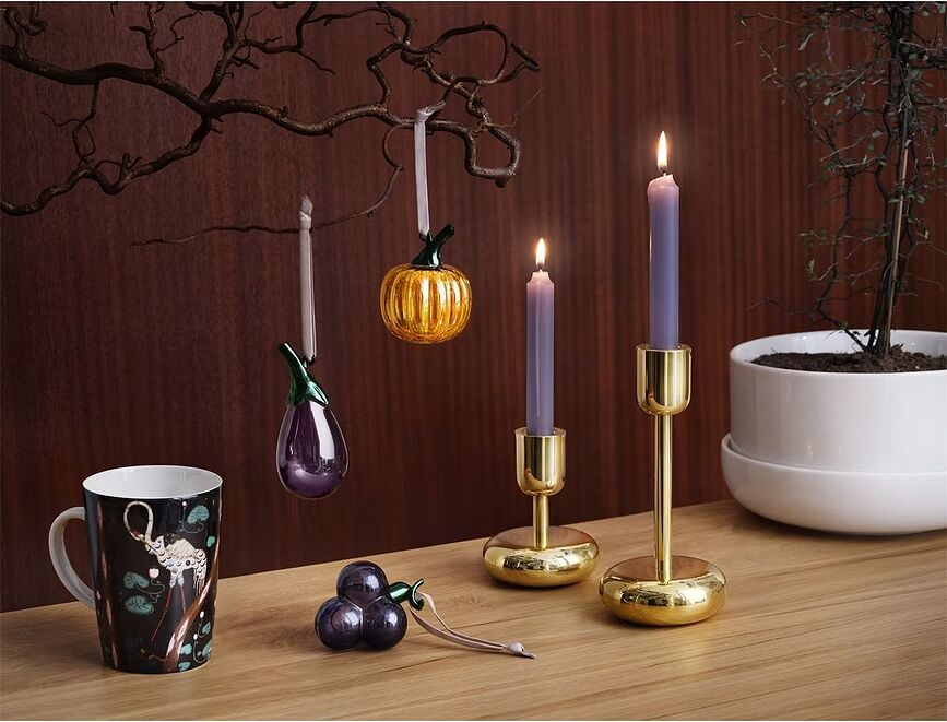 Nappula Κηροπήγια, γυαλισμένος ορείχαλκος, 2 τμχ