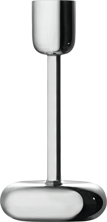 Nappula Ljusstake hög, silver