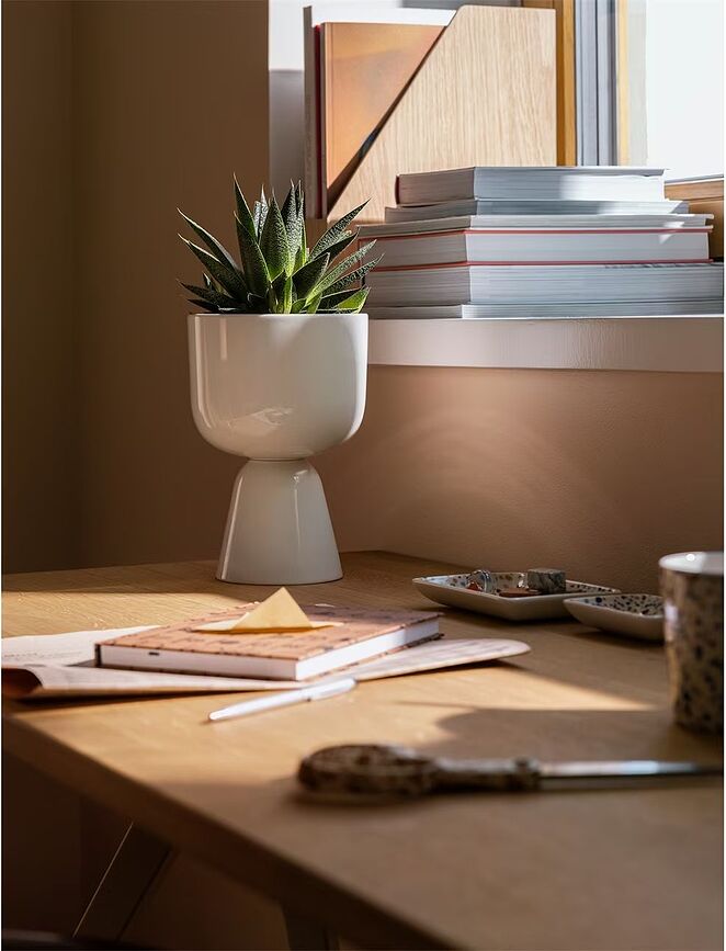 Oiva Toikka Helle Plateau décoratif, 15 cm, brun-bleu