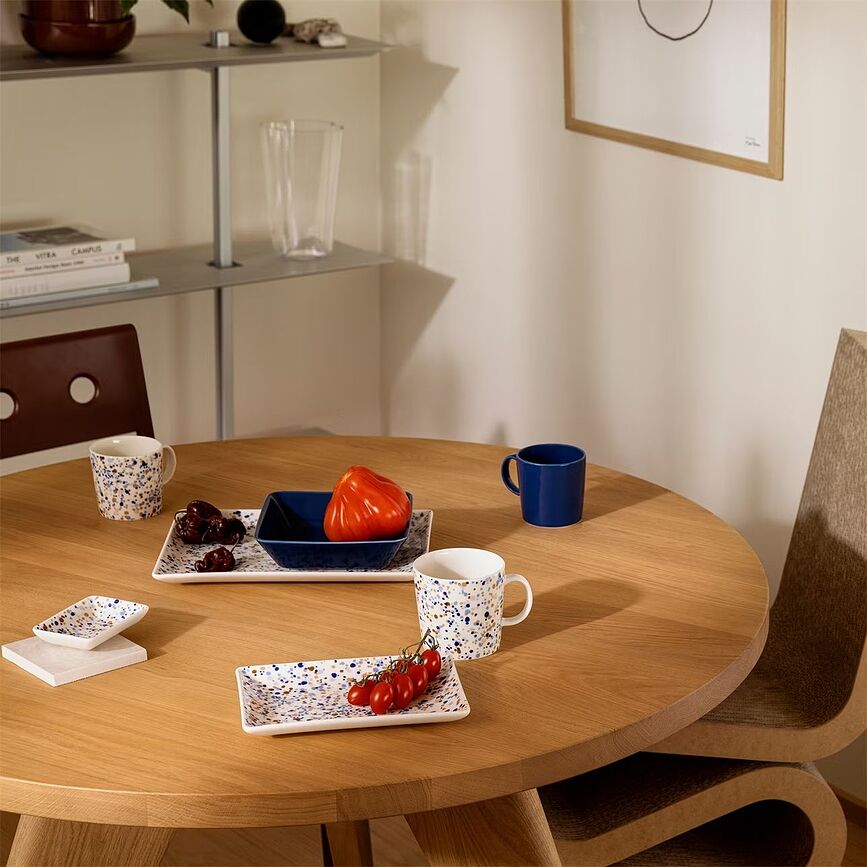 Oiva Toikka Helle Plateau décoratif, 15 cm, brun-bleu