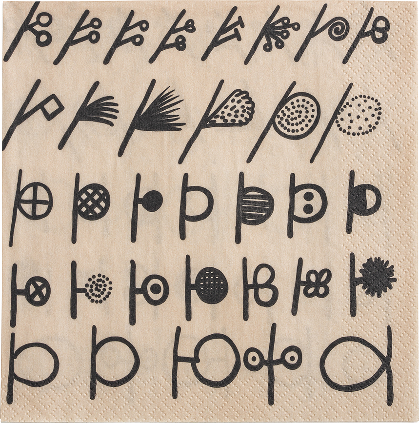 Oiva Toikka Serviettes en Papier 33 x 33 cm