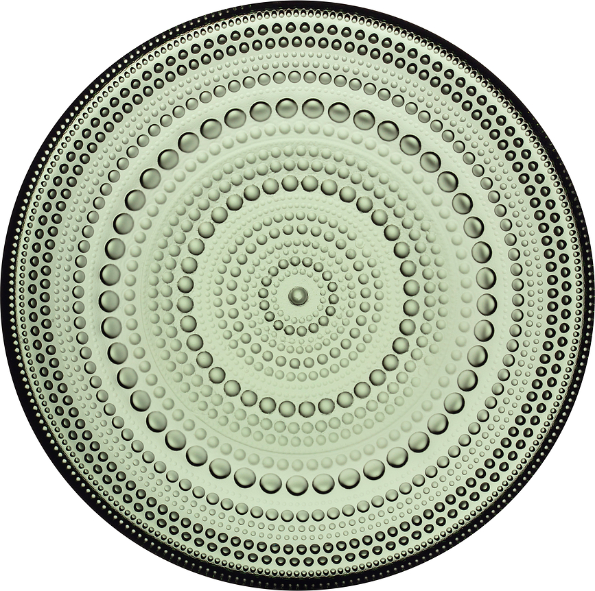 Pladenj Kastehelmi 17 cm, zelen