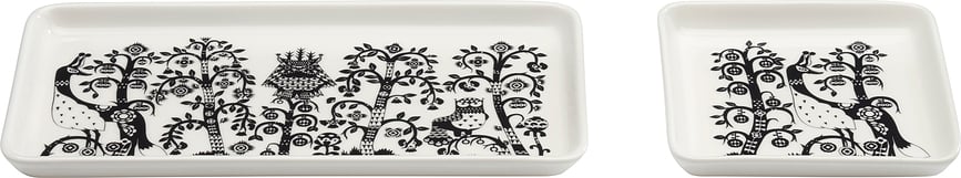 Plat de service Taika 12 x 24 cm, rouge