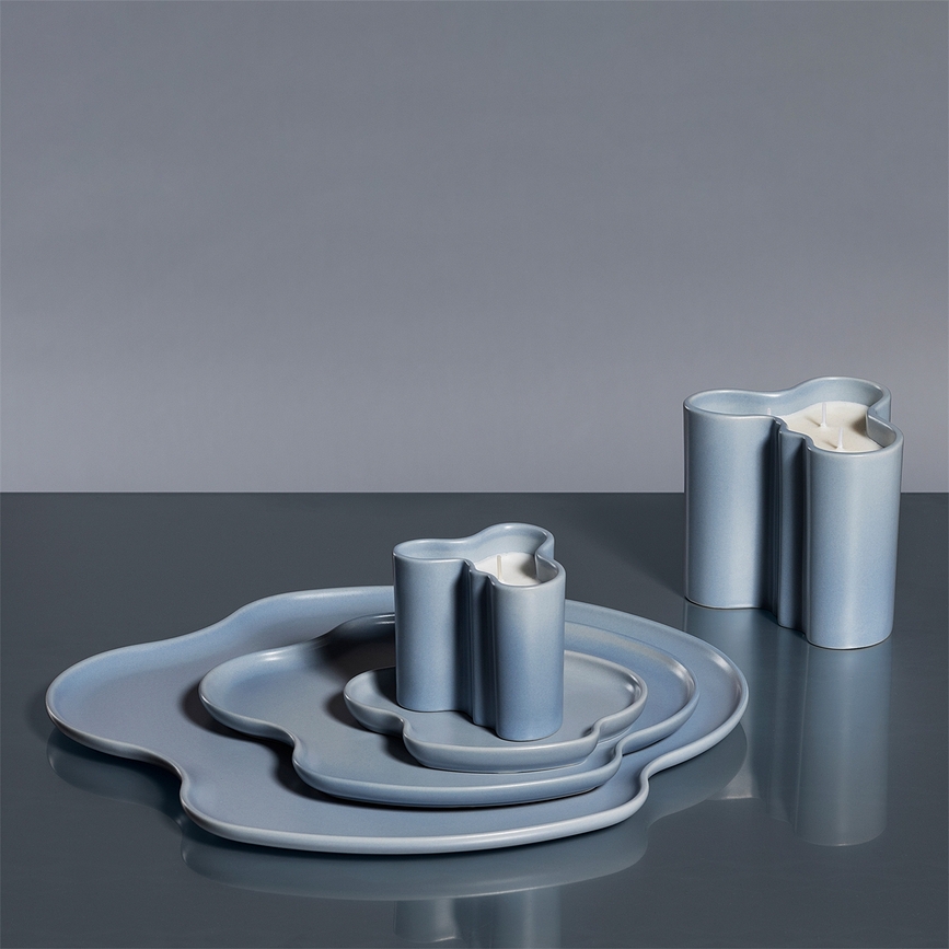 Plateau décoratif Aalto 15 cm, couleur sable