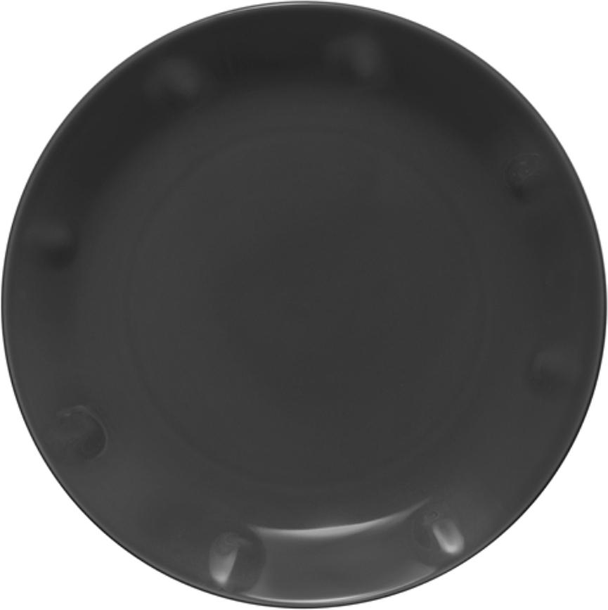 Plato de desayuno Solare 18 cm, gris oscuro