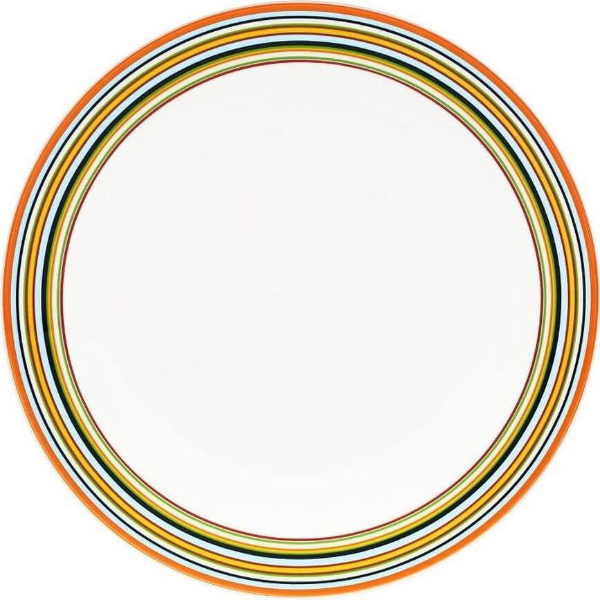 Plato grande Origo, naranja