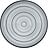 Plato llano Kastehelmi 24 cm, gris