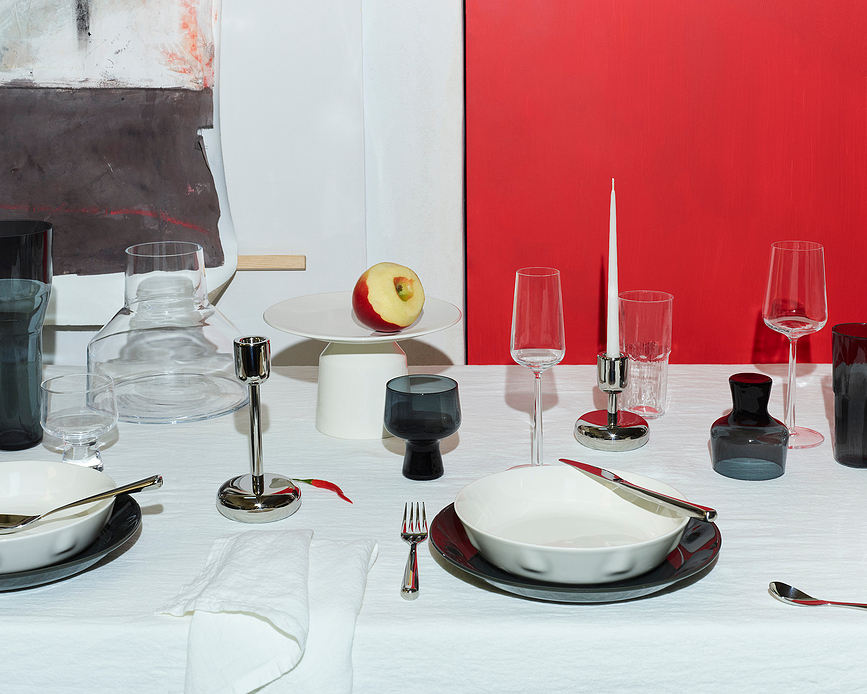 Plato llano Solare 27 cm, blanco