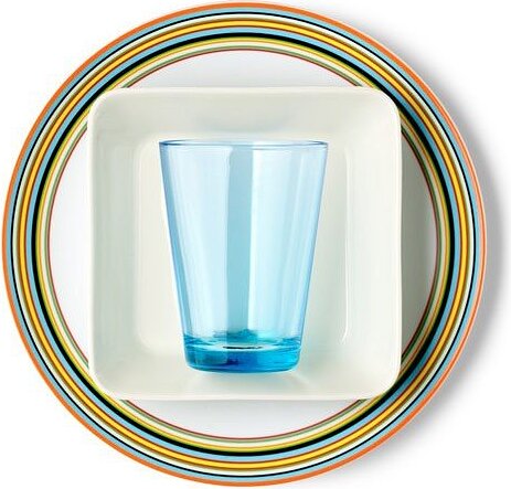 Plato grande Origo, naranja