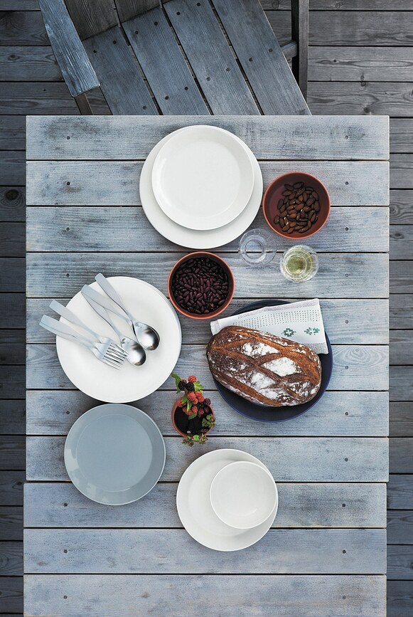 Plato Teema, 21 cm, blanco