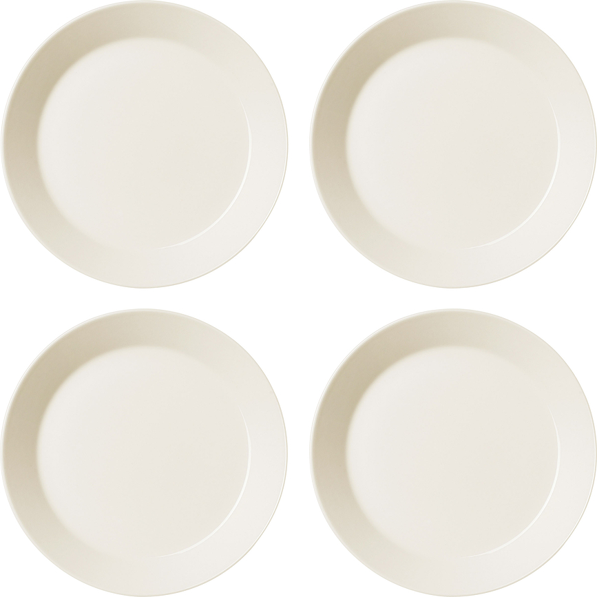 Platos de desayuno Teema 21 cm, blancos, 4 unidades